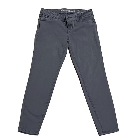 Eddie Bauer Pants - Eddie Bauer Slightly Curvy Skinny Ankle Jeans Low Rise Stretch Gray 2 Petite